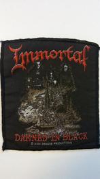 Immortal Damned in black 2001 logo patch metal hardrock, Ophalen of Verzenden, Gebruikt, Kleding