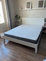 Ikea Nordli bed 160x200cm (incl matras), Huis en Inrichting, Slaapkamer | Bedden, Ophalen, Wit, Tweepersoons, 160 cm