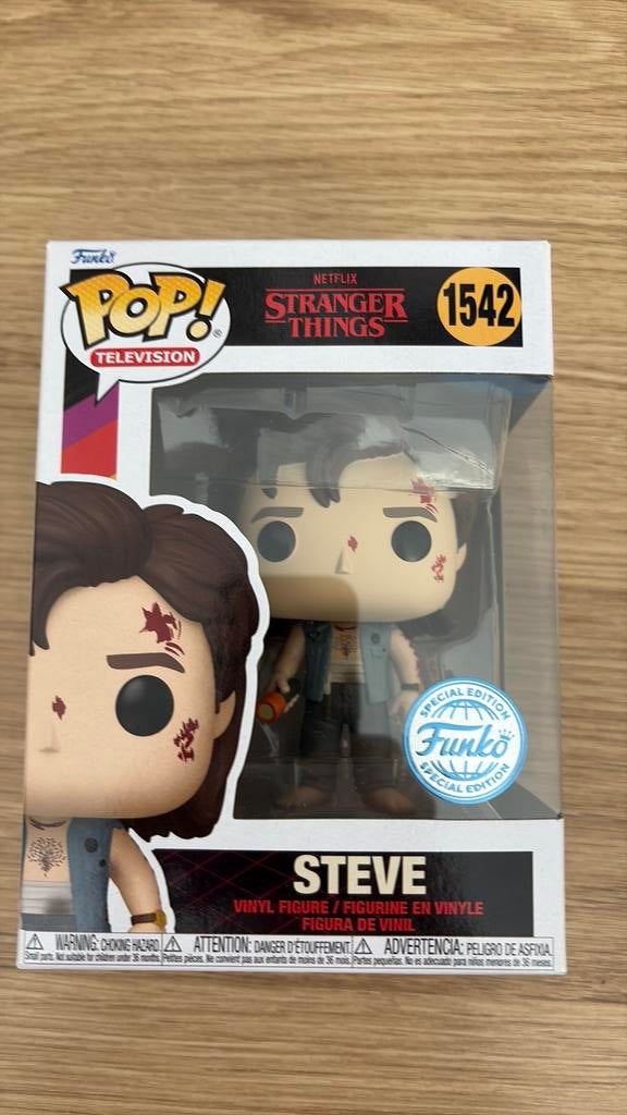 Funko Pop Stranger Things - Steve 1542 - Special edition, Ophalen of Verzenden, Nieuw