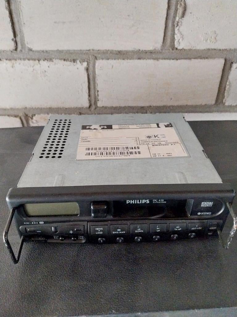 Autoradio, cassettedeck, Philips DC413 Vintage autoradio, Ophalen of Verzenden, Zo goed als nieuw