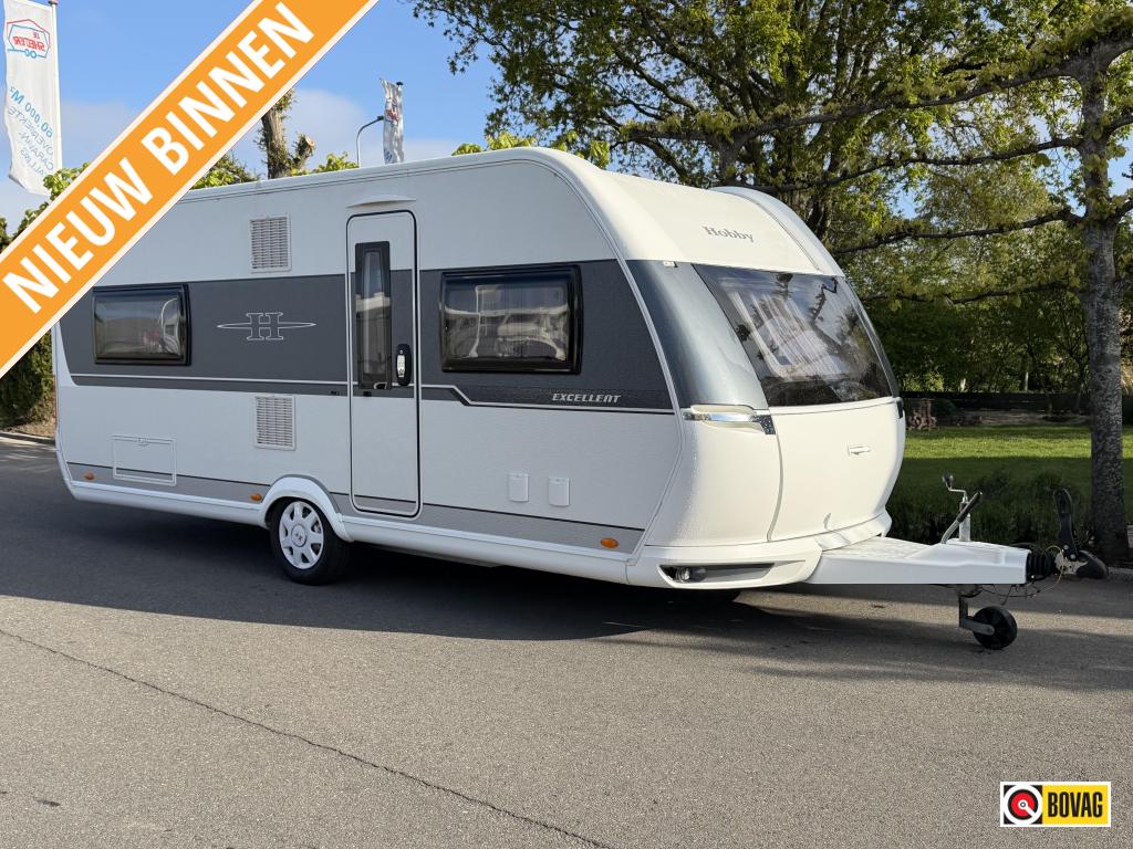 Hobby Excellent 540 UF Frans bed,Truma Combi 4 boiler, Rondzit, Hobby, Schokbreker, Bedrijf