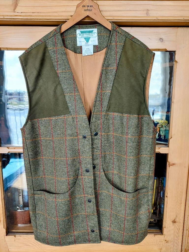 Jagers Gilet/bodywarmer L heren, Bob Parratt, Ophalen of Verzenden, Gedragen, Groen
