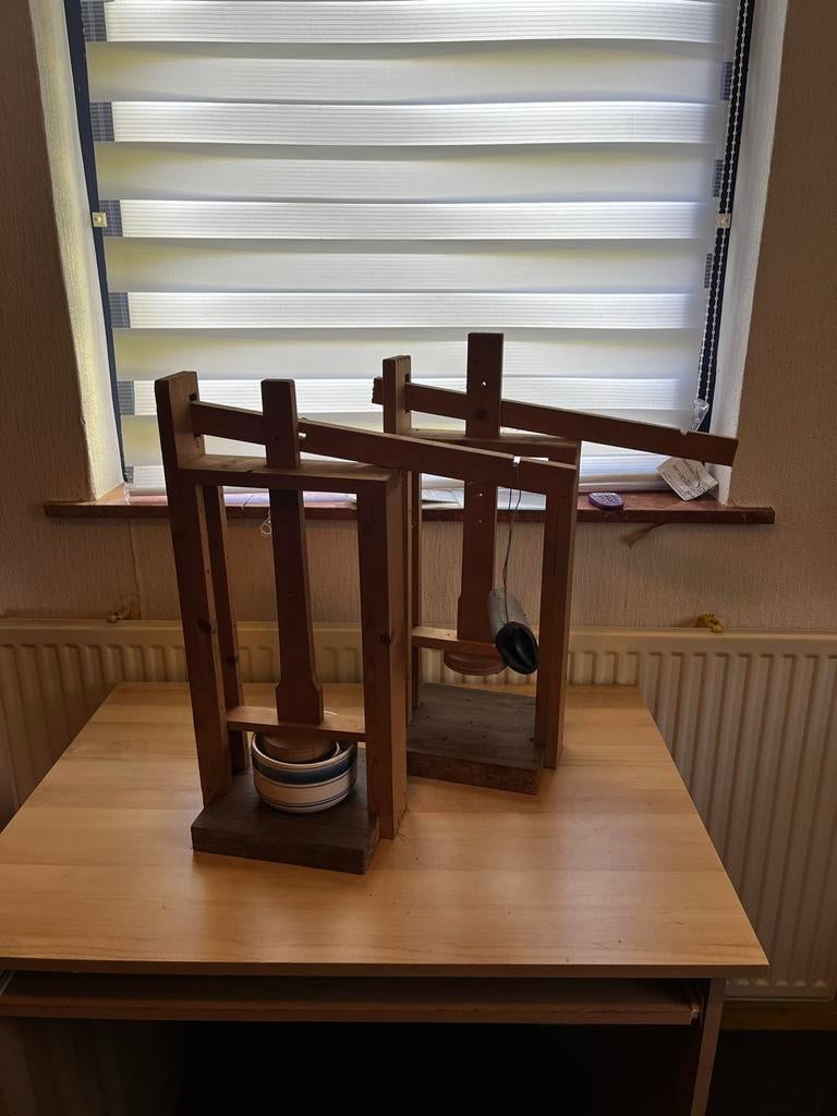 Houten kaaspers - Ambachtelijk en functioneel, Hout, Ophalen of Verzenden, Bruin, Overige typen