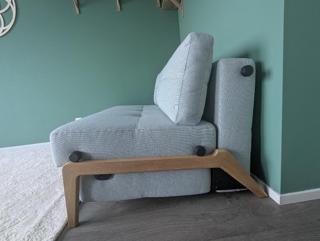 Innovation Living slaapbank – 140x200 – zeer goede staat, Ophalen, Tweepersoons, 140 cm, Zo goed als nieuw