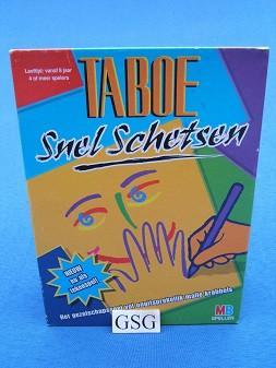 Taboe snel schetsen nr. 1002 48043 104-01, Hobby en Vrije tijd, Gezelschapsspellen | Bordspellen, Nieuw, Ophalen