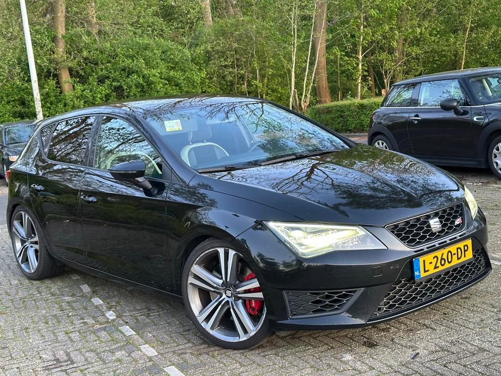 Seat Leon 2.0 TSI 206KW DSG 2016 Zwart, Auto's, Seat, 15 km/l, 1321 kg, 4 cilinders, 1984 cc