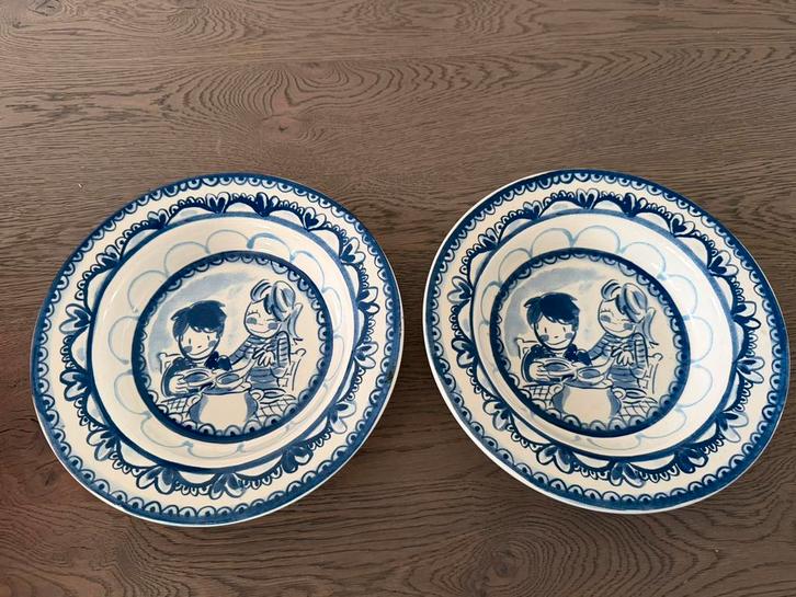 Diepe Borden Delfst Blond - Blond Amsterdam, Huis en Inrichting, Keuken | Servies, Nieuw, Bord(en), Blond Amsterdam, Aardewerk