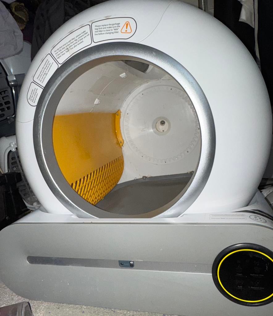 Automatische kattenbak Tuya, Ophalen of Verzenden, Gebruikt