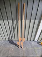 Houten stelten, Ophalen