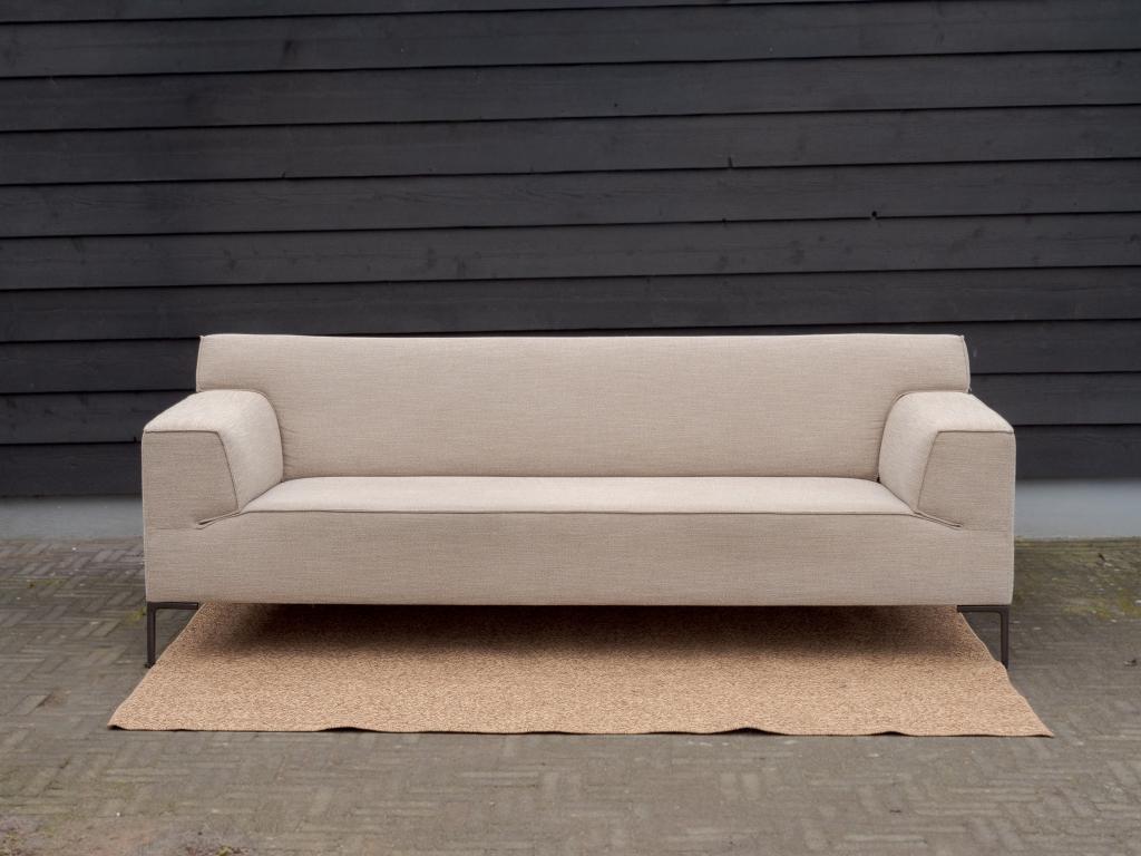 Design on Stock Bloq | 3-zits Design bank | beige/Senna gray, Huis en Inrichting, Driepersoons, 75 tot 100 cm, Ophalen of Verzenden
