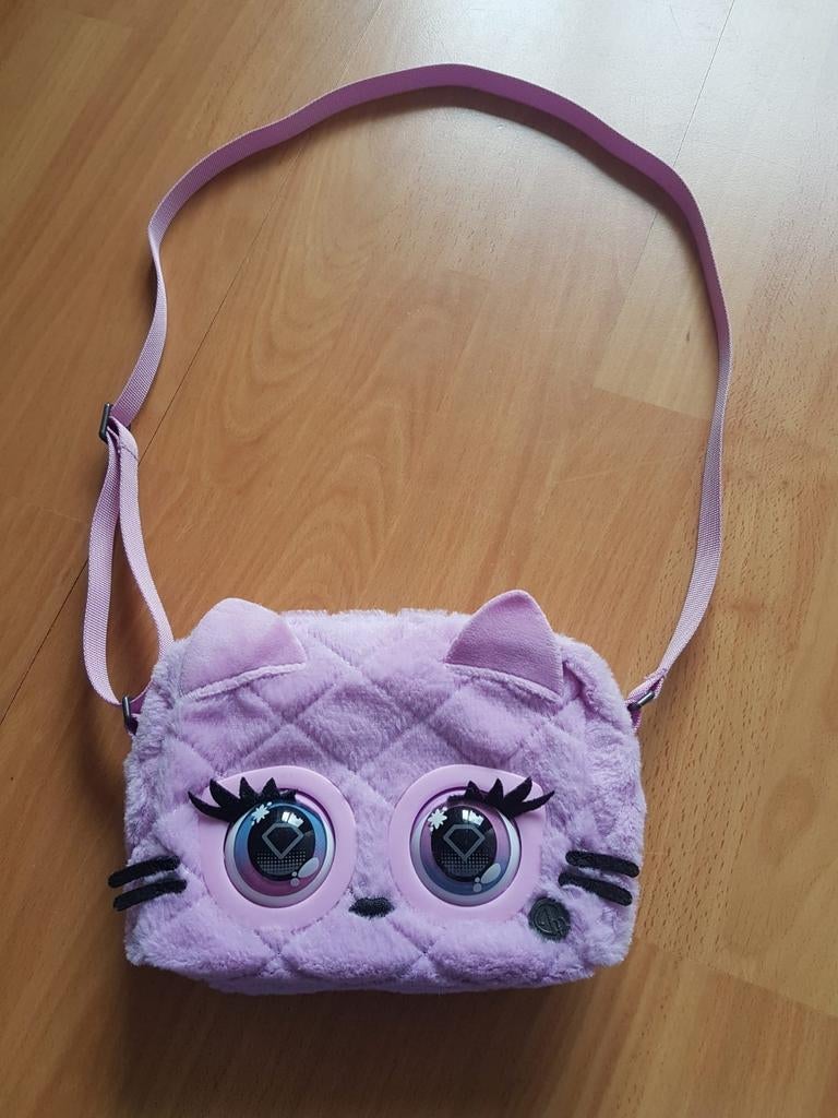 Purse pets - interactieve tas - kat - zgan, Ophalen of Verzenden, Zo goed als nieuw, Paars, Overige merken