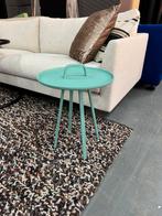 Nette Montis Tor bijzettafel | Mintgroen, Minder dan 55 cm, Metaal of Aluminium, Rond, Zo goed als nieuw