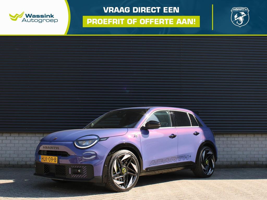 Abarth 600e 600 Scorpionissima 280pk I Sabelt Sportstoelen I, Auto's, Abarth, Automaat, Stoelverwarming, Te koop, Hatchback