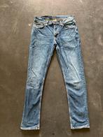 Nudie Jeans - Solid Ollie, Ophalen of Verzenden, Zo goed als nieuw, Blauw, W32 (confectie 46) of kleiner