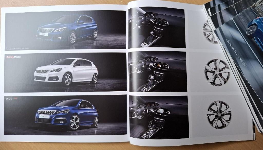 Peugeot 308 Berline brochure (uit België, 2017), Verzenden, Zo goed als nieuw, Peugeot