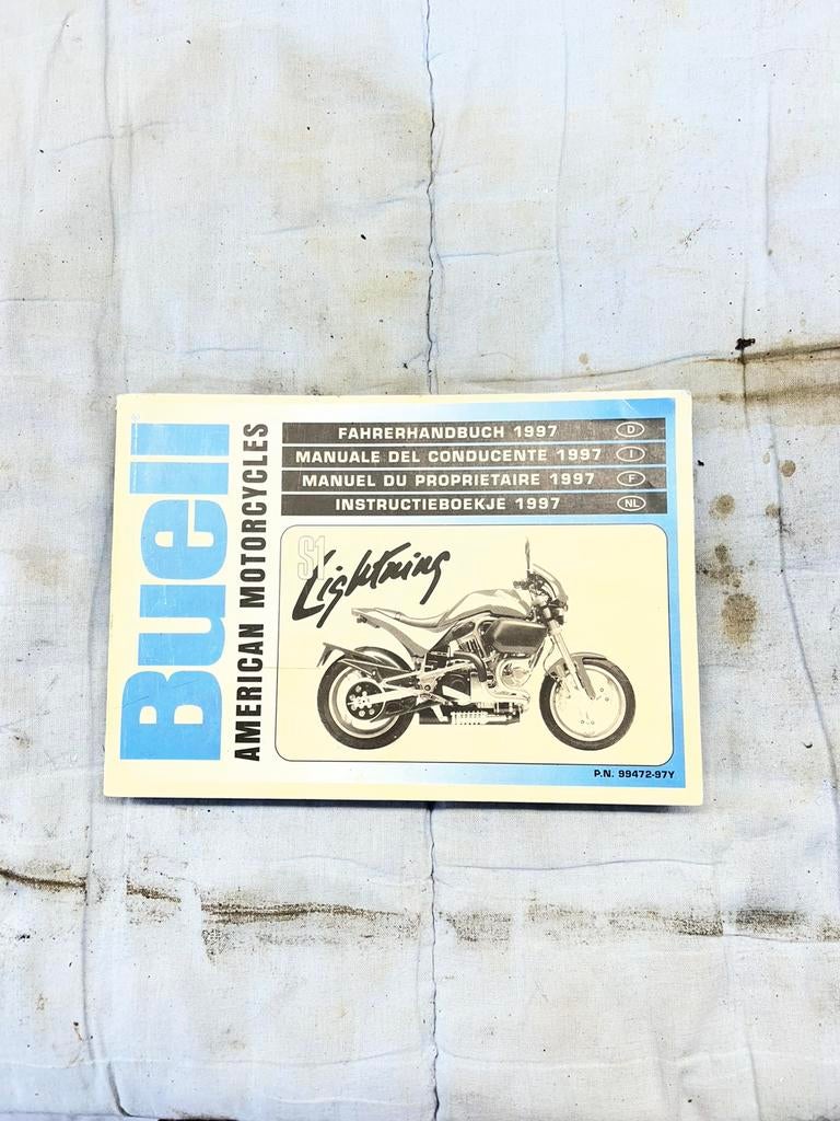 Instructieboekje Buell S1 Lightning Nederlandstalig 1997, Ophalen of Verzenden, Gelezen
