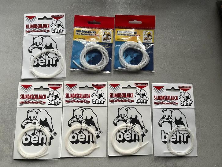 adv 209 / NIEUW mixset 7 pakjes silicone tule, Watersport en Boten, Hengelsport | Algemeen, Nieuw, Overige typen, Ophalen of Verzenden