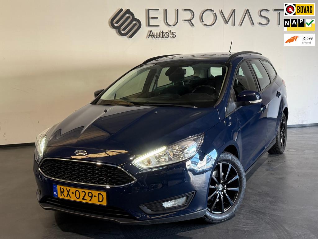Ford Focus Wagon 1.0 Lease Edition Navi Cruise Airco Pdc Nie, Gebruikt, Euro 6, Blauw, Origineel Nederlands
