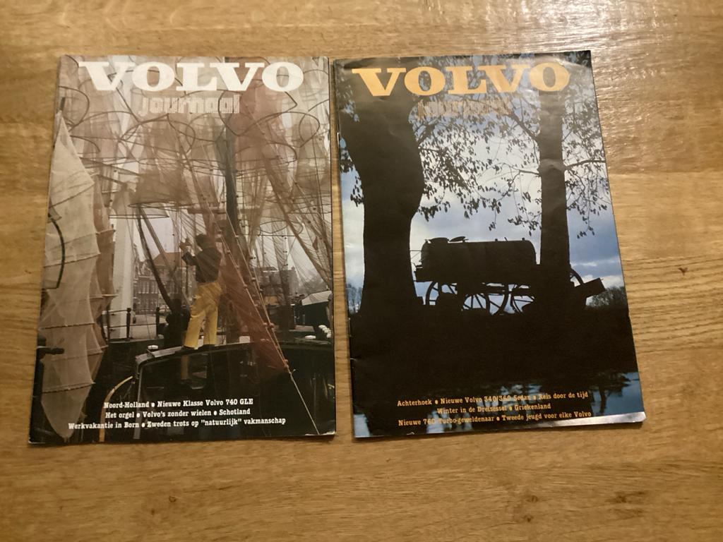 2x Volvo Journaal - Klassieke Volvo's en meer 1983 en 1984, Ophalen of Verzenden, Gelezen, Volvo