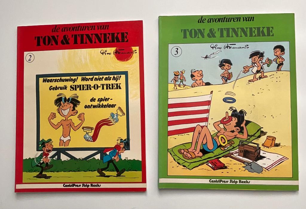 Ton en Tinneke uitgever centripren strip reeks nr 2.3, Boeken, Stripboeken, Meerdere stripboeken, Ophalen of Verzenden, Zo goed als nieuw