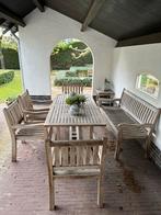 Royal Arrow teak houten tuinset, Ophalen, Gebruikt, 6 zitplaatsen, Teakhout