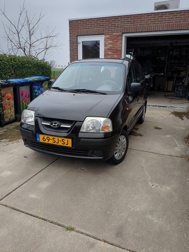 Hyundai Atos 1.1 2006 Zwart, Auto's, Hyundai, Particulier, Atos, ABS, Benzine, B, Hatchback, Handgeschakeld, Origineel Nederlands