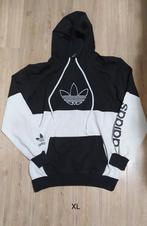 Adidas Hoodie Zwart/Wit - Maat XL, Kleding | Heren, Ophalen, Zwart, Maat 56/58 (XL), Adidas