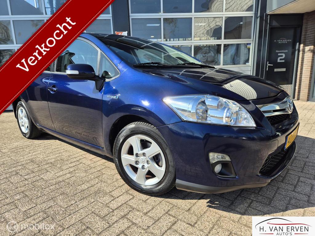 Toyota Auris 1.8 Full Hybrid Aspiration CRUISE PDC NAP, Auto's, Euro 5, 136 pk, 4 cilinders, Blauw