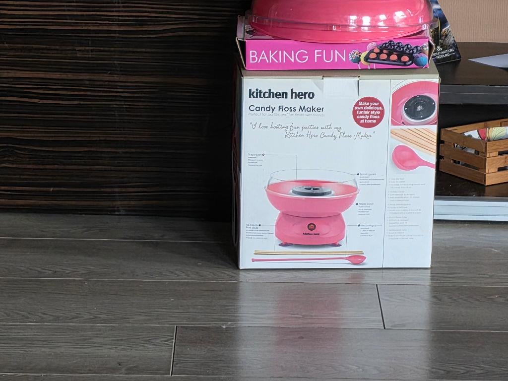 Suikerspinmachine, Ophalen, Minder dan 50 cm, Overige kleuren, Zo goed als nieuw