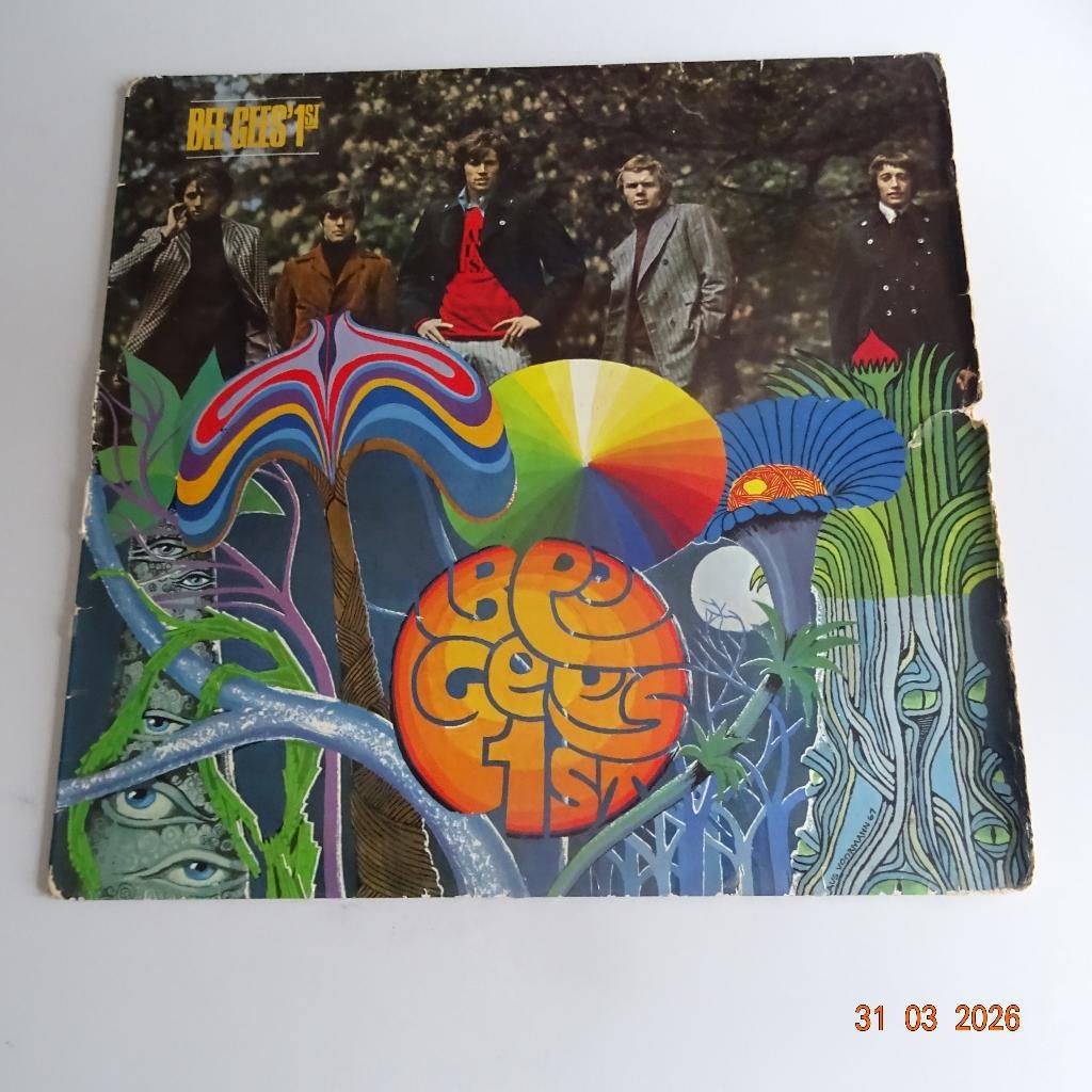 Bee Gees ‎– Bee Gees' 1st, Cd's en Dvd's, Vinyl | Pop, Verzenden, Gebruikt, 12 inch
