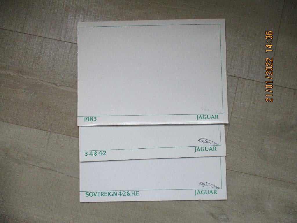 Jaguar XJ 1983 Serie 3 folder-set --- SALE !!, Onbekend, Ophalen of Verzenden, Zo goed als nieuw, Overige merken