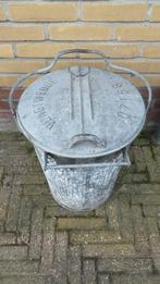 Oude vuilnisemmer van zink Vlagtwedde, Ophalen of Verzenden