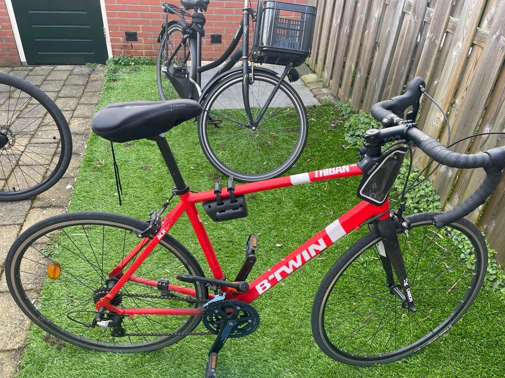 BTWIN Triban 500 racefiets maat L, Fietsen en Brommers, Fietsen | Racefietsen, 28 inch, Gebruikt, Heren, Aluminium