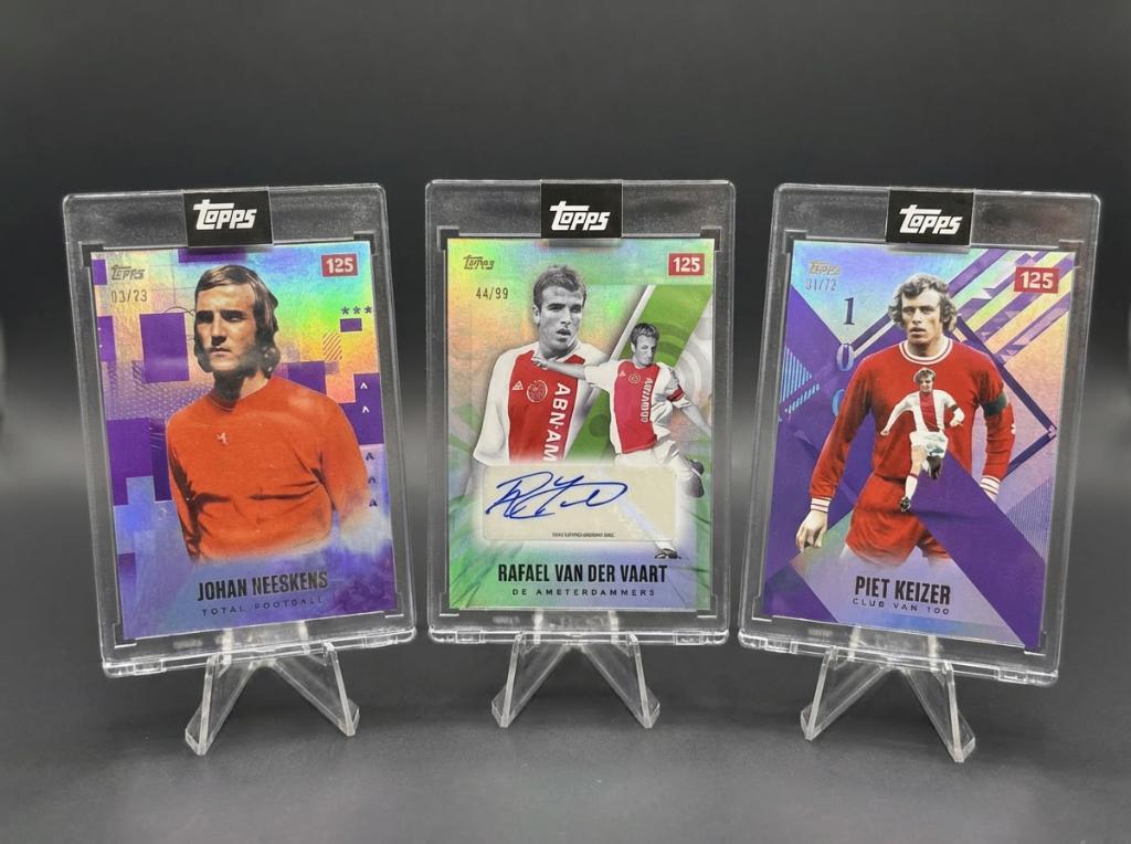 Johan Neeskens, Rafael van der Vaart en Piet Keizer, Verzamelen, Sportartikelen en Voetbal, Verzenden, Zo goed als nieuw, Ajax