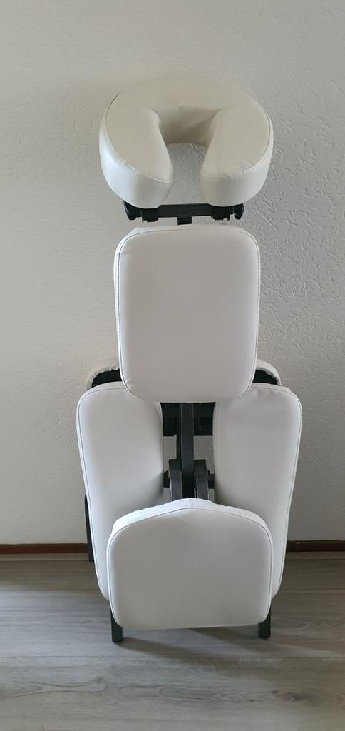 Massagestoel opklapbaar wit, Ophalen, Massagestoel of Kussen