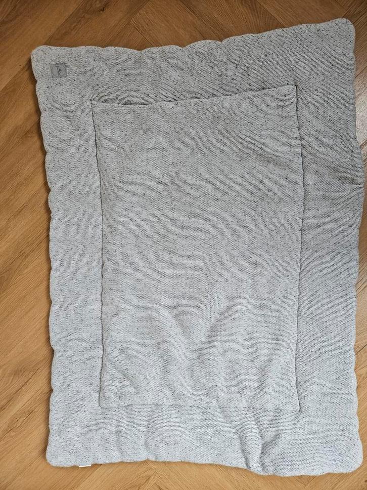 Mooi grijs boxkleed van Jollein, Kinderen en Baby's, Boxen, Gebruikt, Rechthoekig, Boxkleed, Ophalen