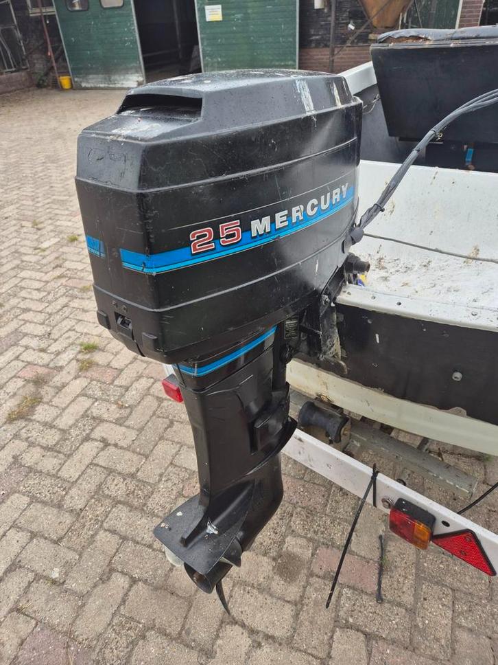 Mercury 25 pk 2 takt buitenboord motor, Watersport en Boten, Bootonderdelen, Ophalen