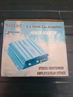 MarQuant MCA-200 2x100W Car Amplifier - Nieuw in doos, Auto diversen, Ophalen of Verzenden, Nieuw
