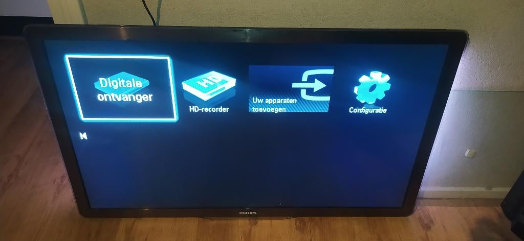Philips LED TV Ambilight 117cm 46", Ophalen, Philips, 100 Hz, 100 cm of meer