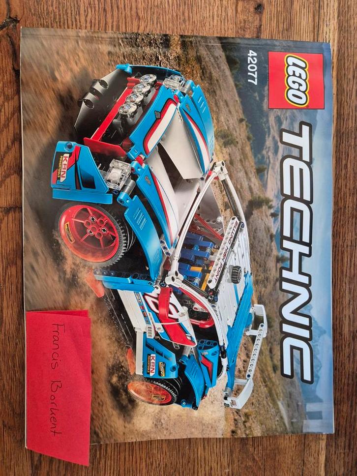 LEGO Technic 42077 Rallyauto, Kinderen en Baby's, Speelgoed | Bouwstenen, Zo goed als nieuw, Ophalen of Verzenden