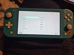 Nintendo switch lite turqouise (animal crossing edition), Ophalen of Verzenden, Turquoise, Zo goed als nieuw, Met beschermhoes of tas
