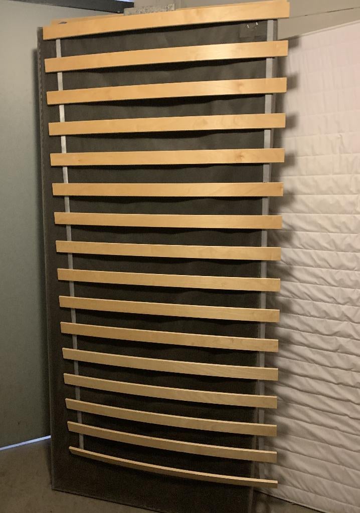 Lattenbodem IKEA LURÖY, Ophalen, 90 cm, Eenpersoons, Zo goed als nieuw