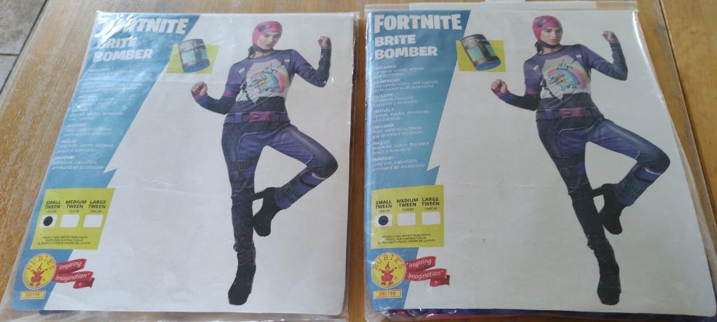 Fortnite brite bomber verkleed set maat 140, nieuw, Ophalen of Verzenden, Nieuw, 134 t/m 140, Jongen of Meisje