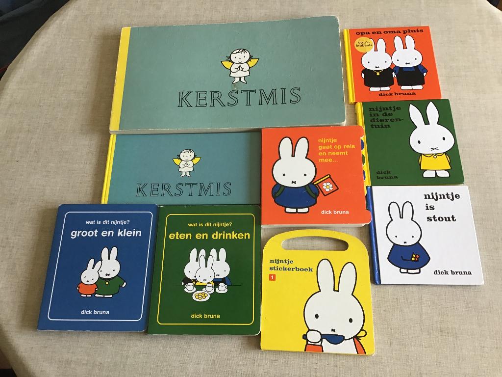 9 uitgaves van Dick Bruna (Nijntje), Ophalen of Verzenden, Gelezen