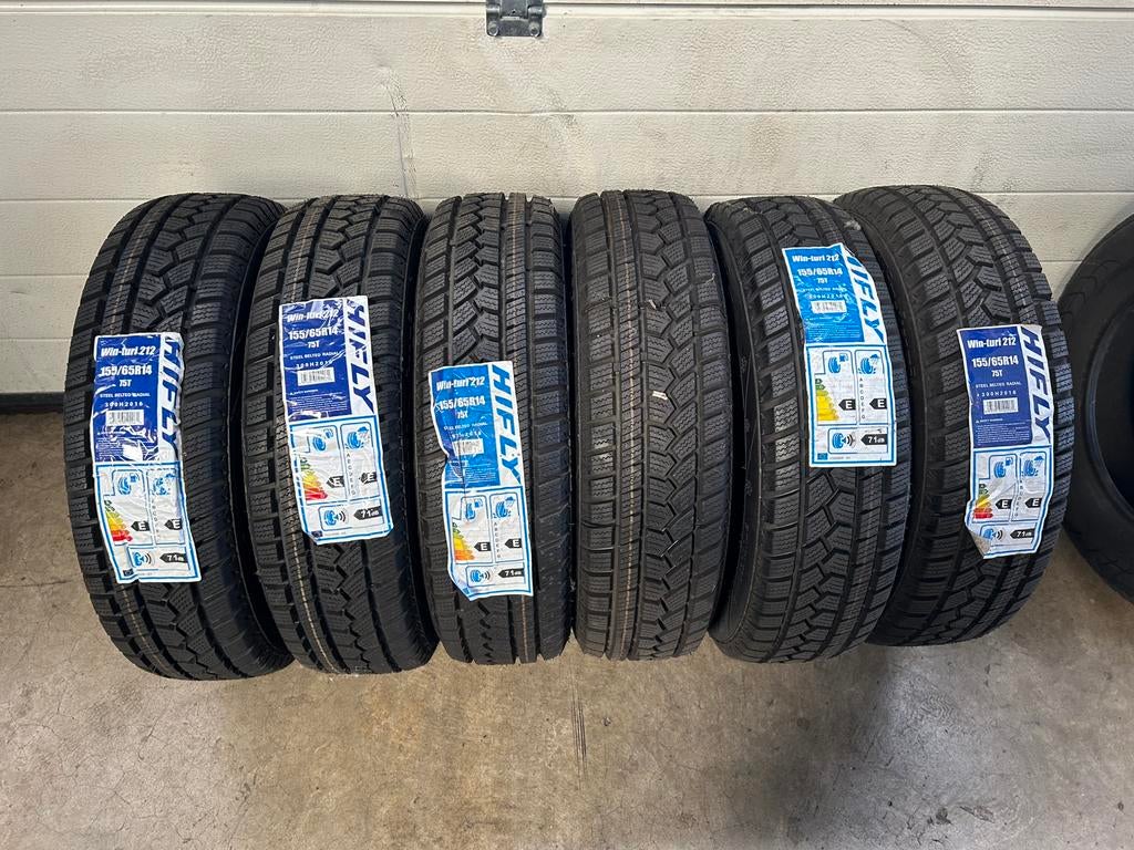 Banden Nieuw 155/65R14 6x, Auto-onderdelen, Banden en Velgen, Band(en), Winterbanden, 14 inch, 155 mm, Personenwagen, Nieuw, Ophalen