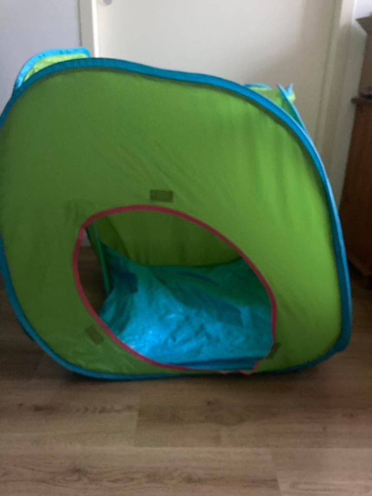 Leuke groene speeltent, Ophalen, Gebruikt