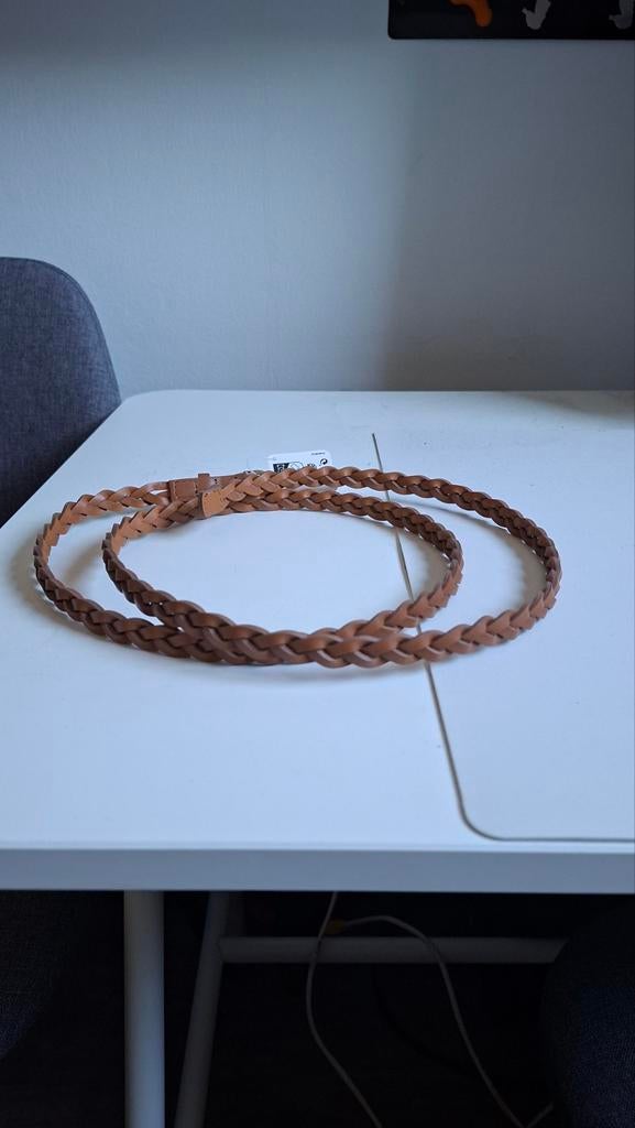 Riem ceintuur 115 cm bruin NIEUW, Nieuw, Tailleriem, Ophalen of Verzenden, Bruin