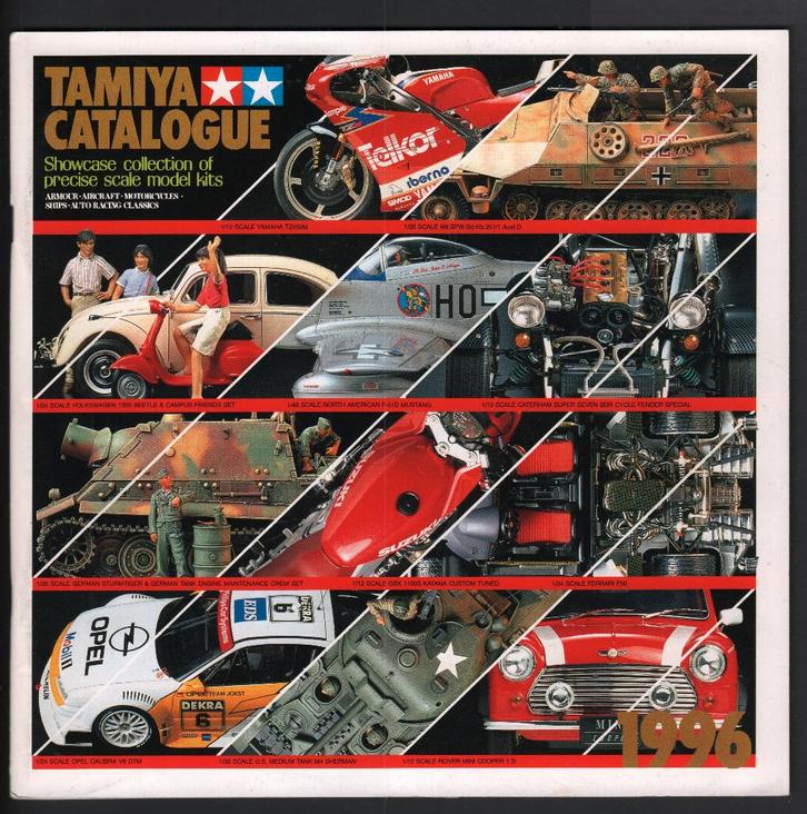 Tamiya catalogue 1996, Hobby en Vrije tijd, Modelbouw | Auto's en Voertuigen, Nieuw, Auto, Groter dan 1:32, Overige merken, Ophalen of Verzenden