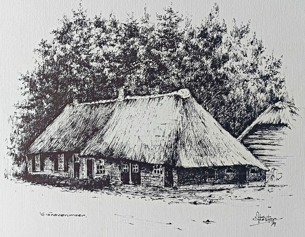 Giersbergen ... Kees Koster ..., Verzamelen, Foto's en Prenten, Zo goed als nieuw, Overige onderwerpen, 1980 tot heden, Ophalen of Verzenden