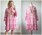 Place du Soleil - schitterende zomer jurk - roze - maat XL, Kleding | Dames, Verzenden, Place du Soleil, Maat 46/48 (XL) of groter